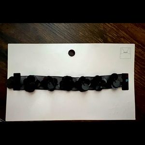 Black Choker with Flowers